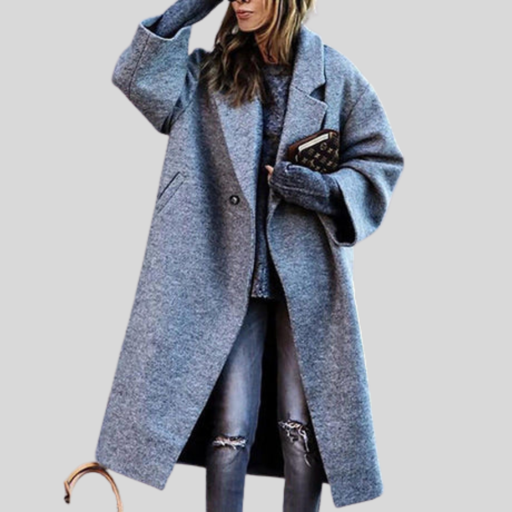 Abrigo largo de invierno para mujer