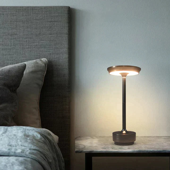 Lámpara de mesa LED inalámbrica recargable