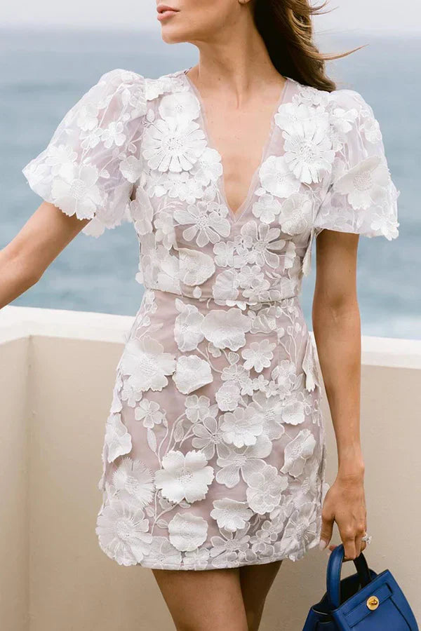 Minivestido floral para mujer