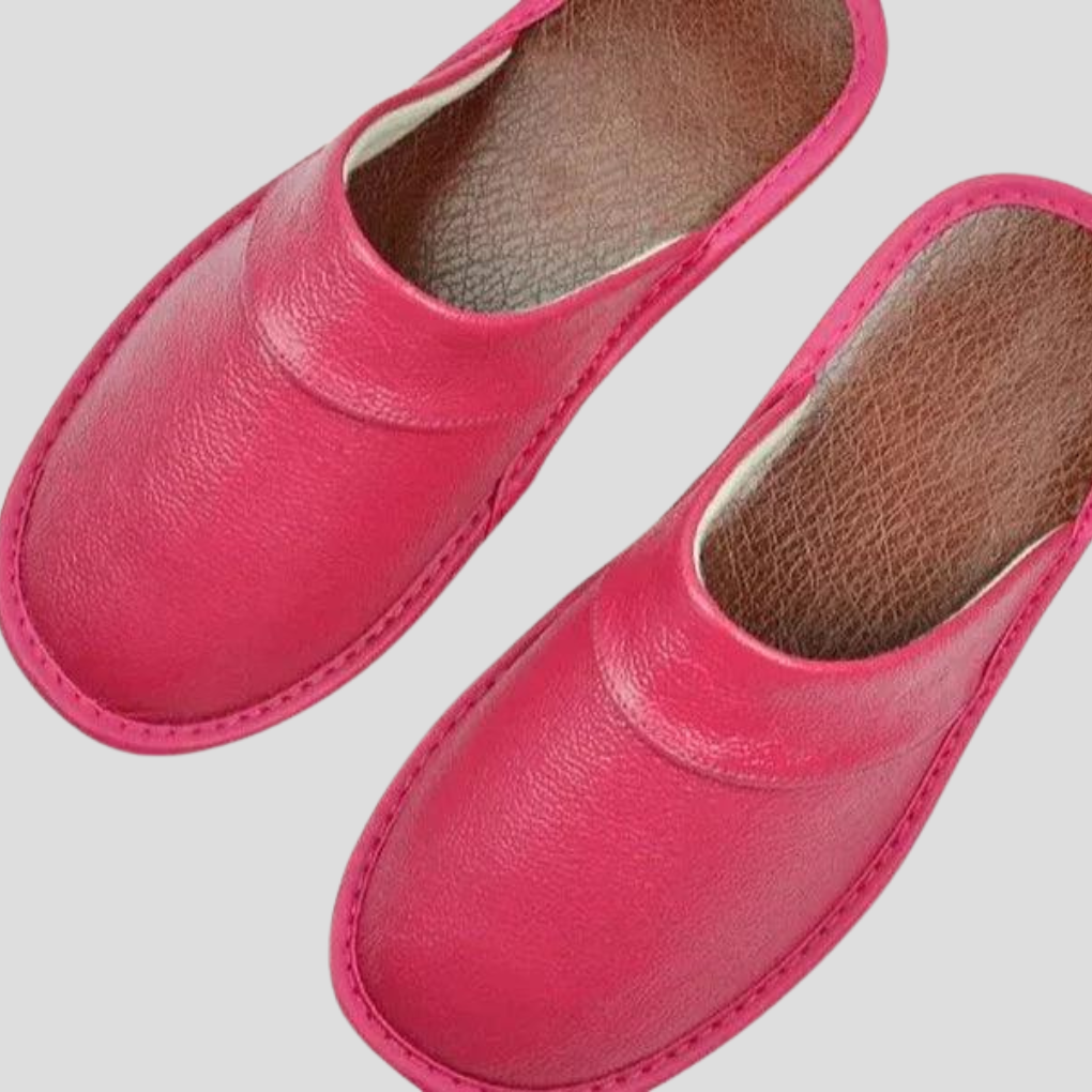 Zapatillas de cuero para hombre