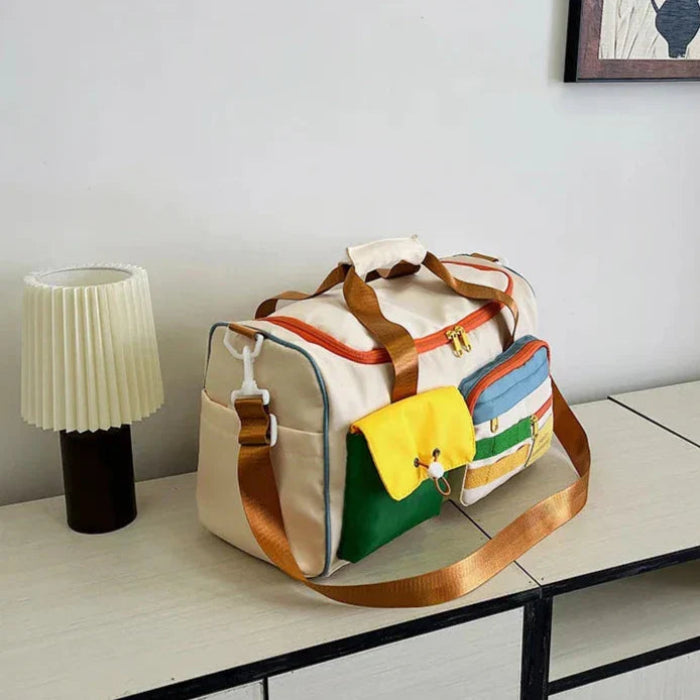 Bolsa de Viaje Impermeable de Gran Capacidad con Compartimento para Calzado