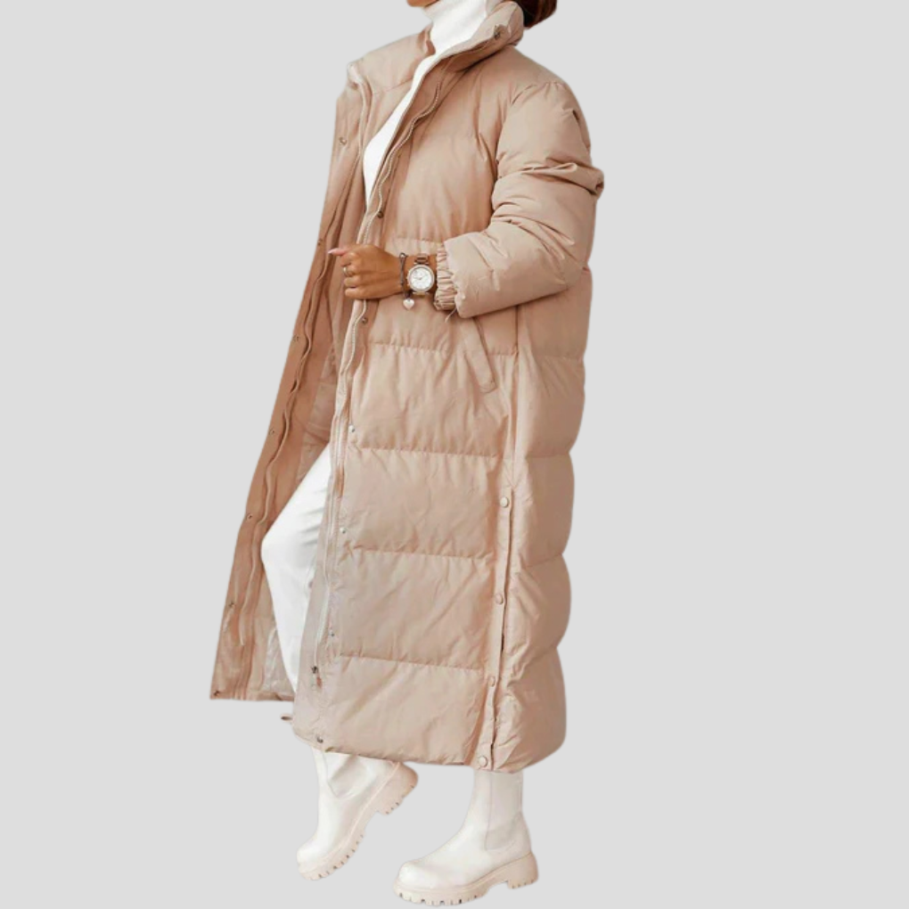 Abrigo largo de invierno para mujer