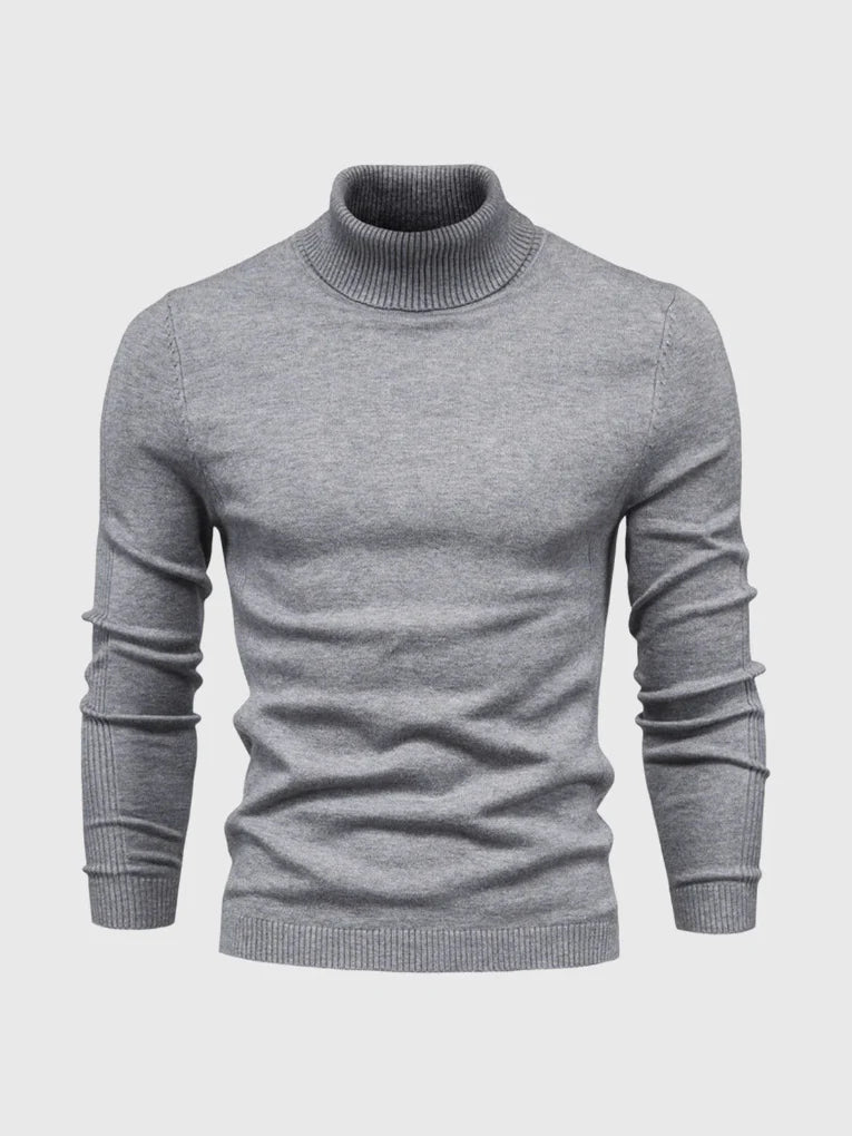 Suéter de cuello alto para hombre
