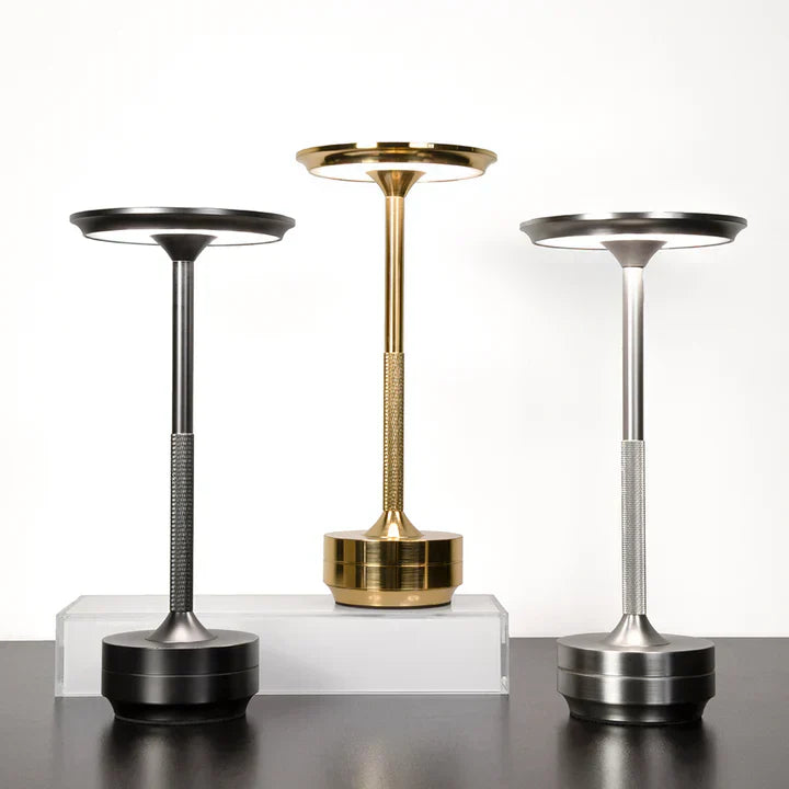 Lámpara de mesa LED inalámbrica recargable