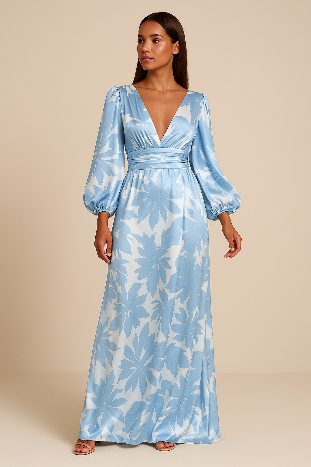 Vestido a la moda de estilo europeo
