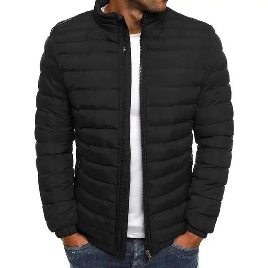Chaqueta de entretiempo para hombre con cuello alto