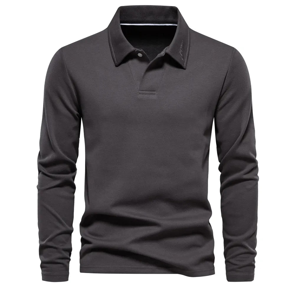 Suéter Tipo Polo para Hombre: Estilo Clásico y Comodidad Atemporal para el Día a Día