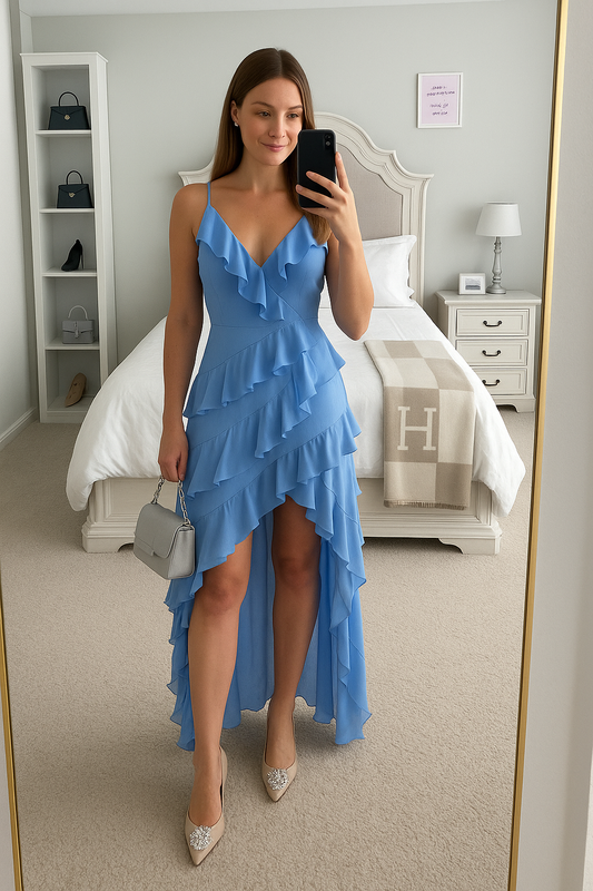 Vestido Comfy Mujer Color Sólido