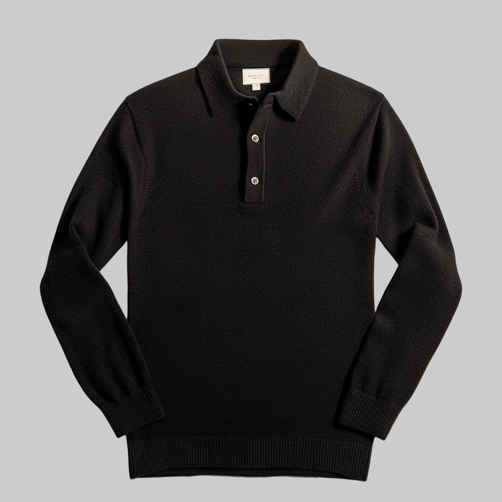 Suéter tipo polo para hombre
