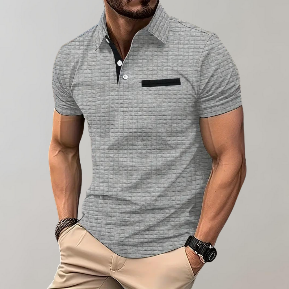 Polo ajustado para hombre
