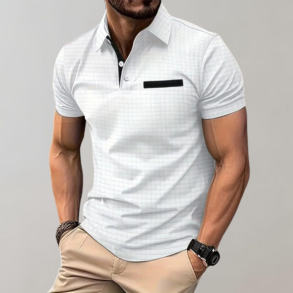 Polo ajustado para hombre
