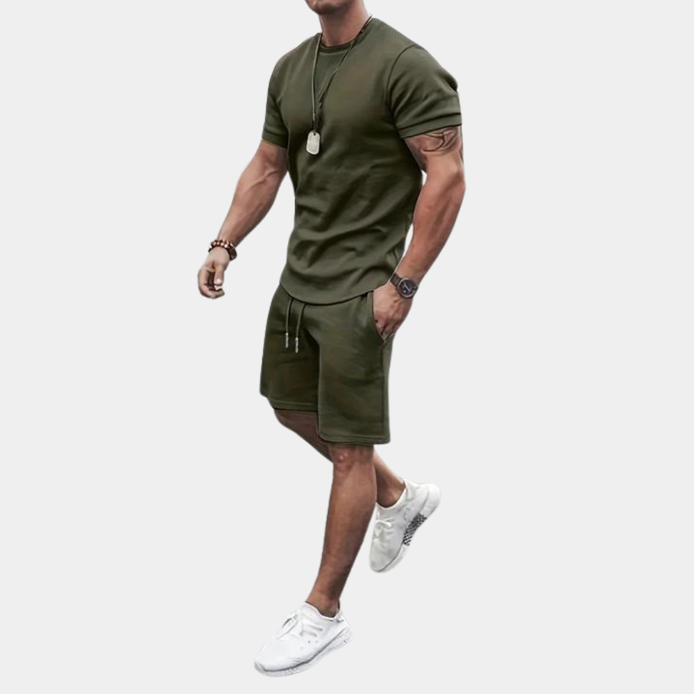 Conjunto informal de dos piezas para hombre para el verano