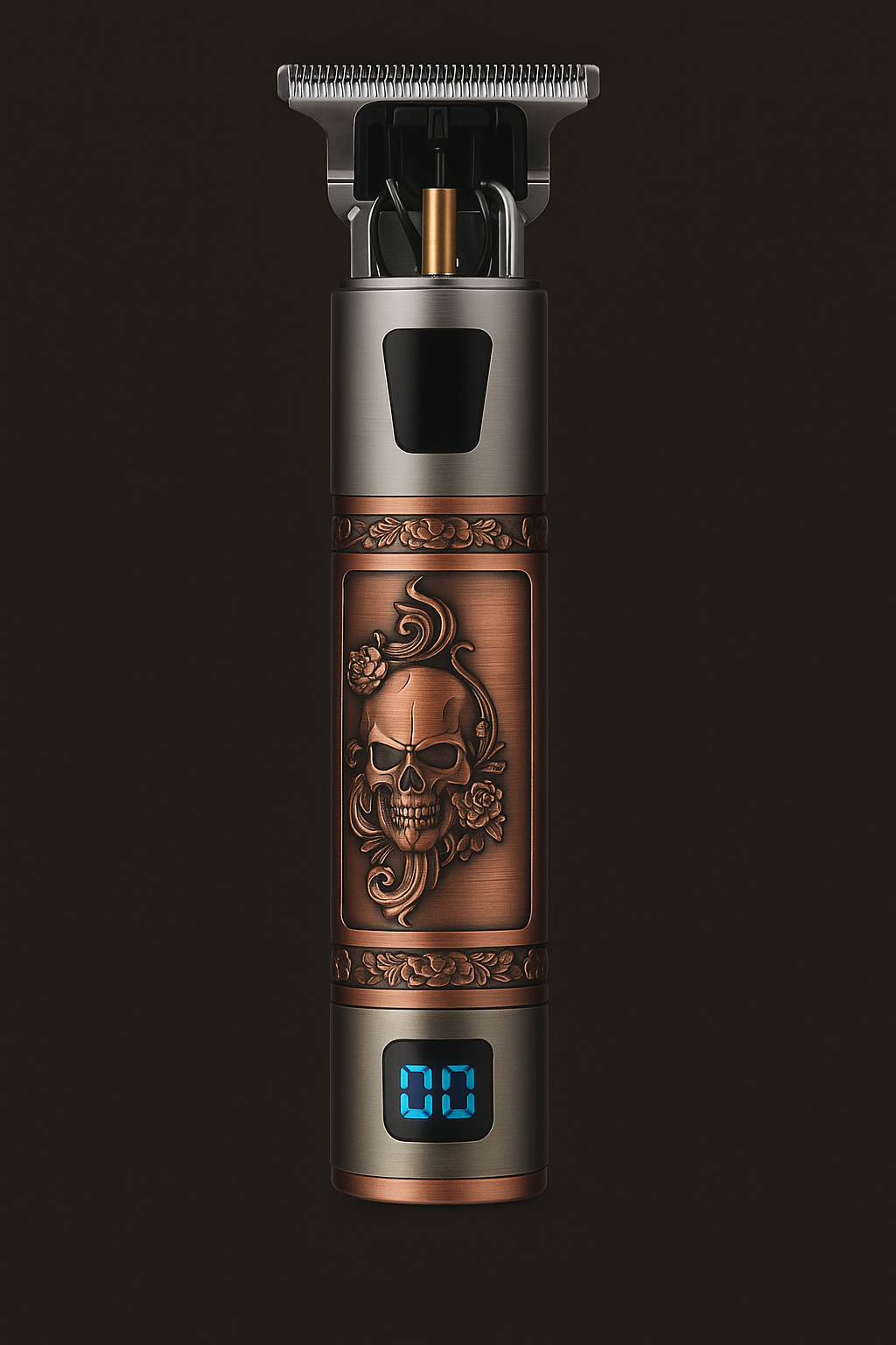 Recortadora recargable para cabello y barba con accesorios