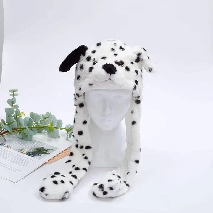 Simpático gorro con orejas móviles para divertirse y abrigarse