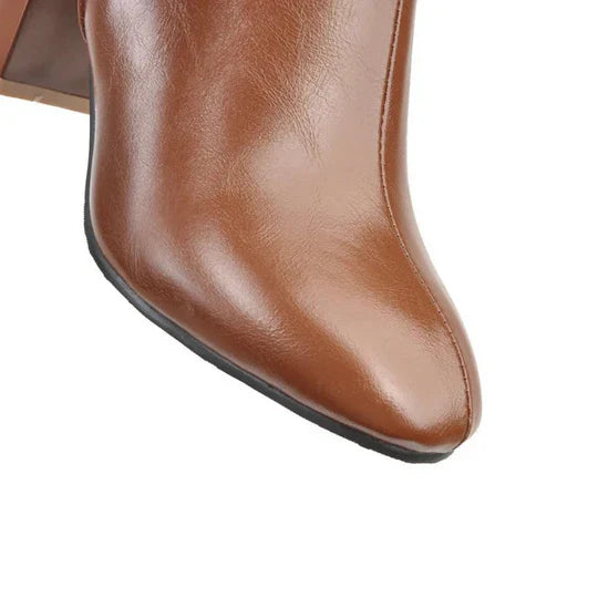 Botas de tacón hasta la rodilla para mujer