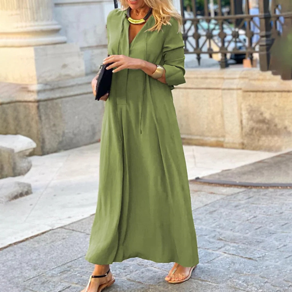 Vestido largo de mujer