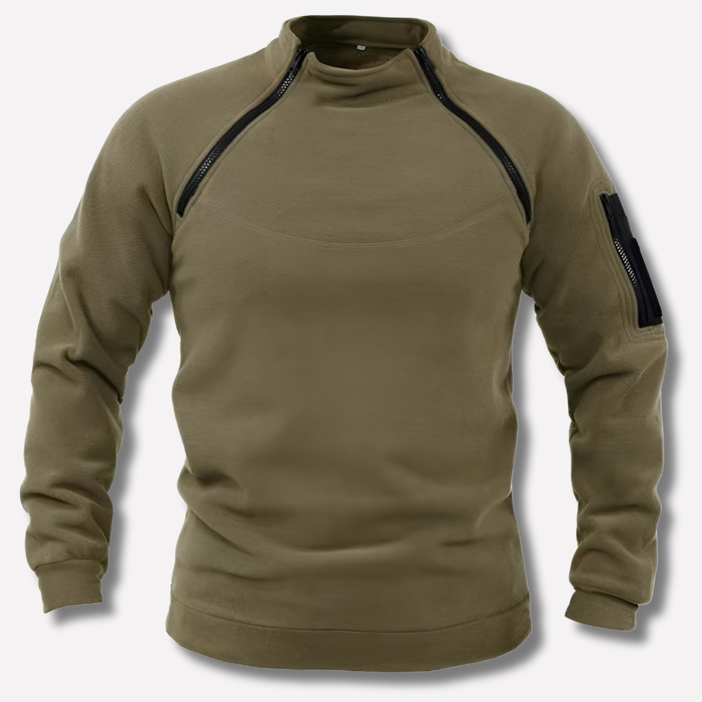Suéter polar para hombre: capa funcional para exteriores y uso en el campo