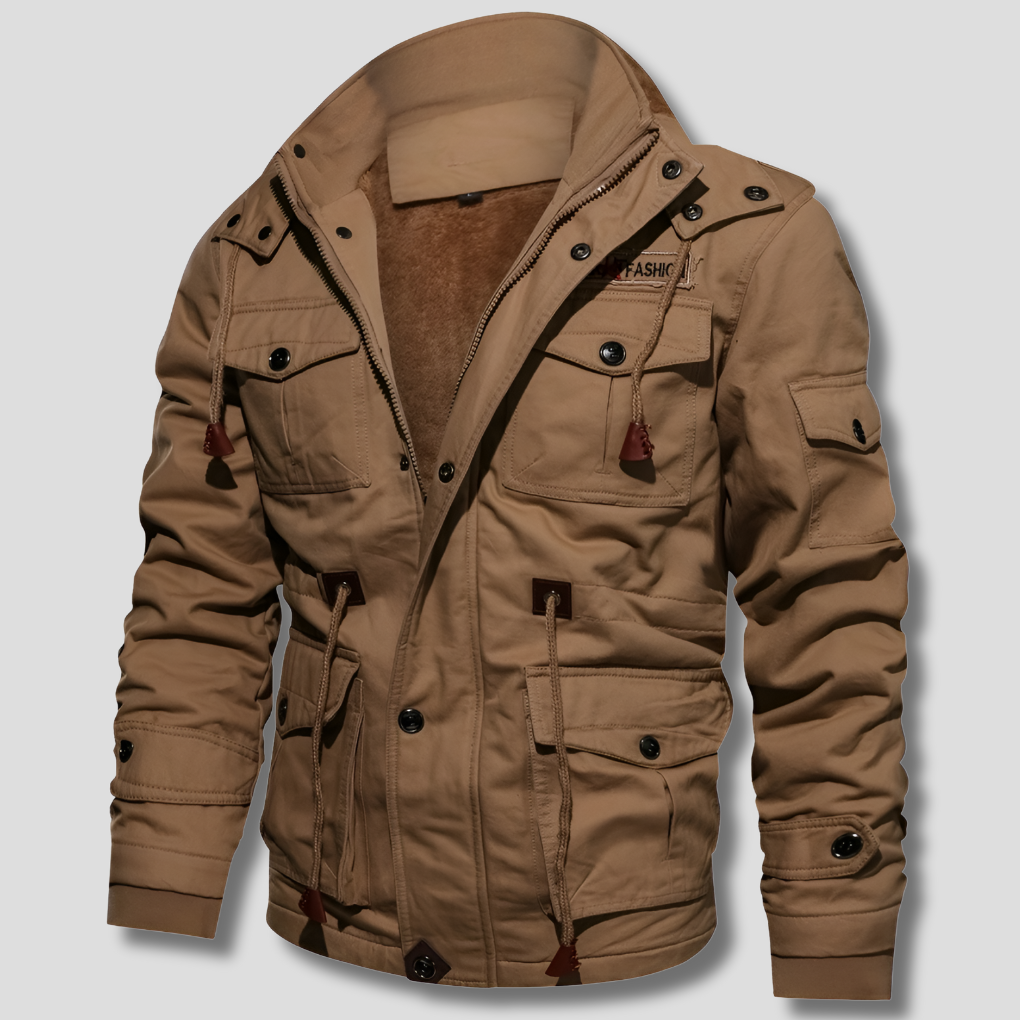 Chaqueta resistente para hombre: una capa resistente para días fríos y ventosos