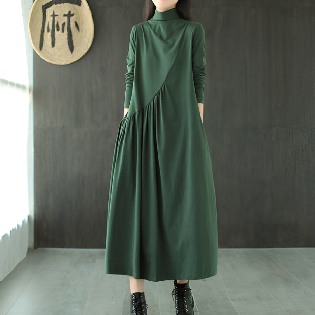 Vestido verde de mujer