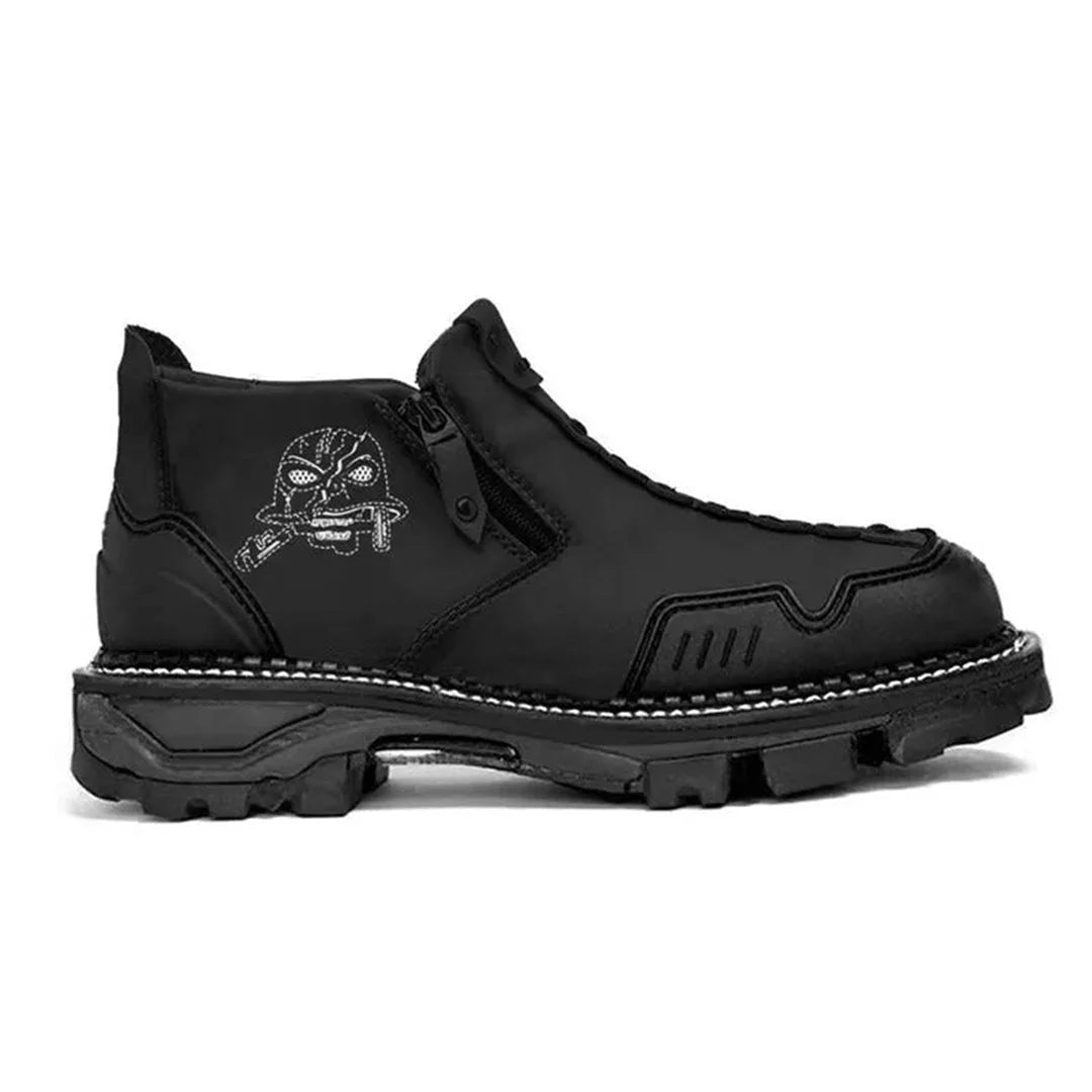 Botines de hombre con detalle de calavera