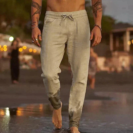Pantalones de lino para hombre