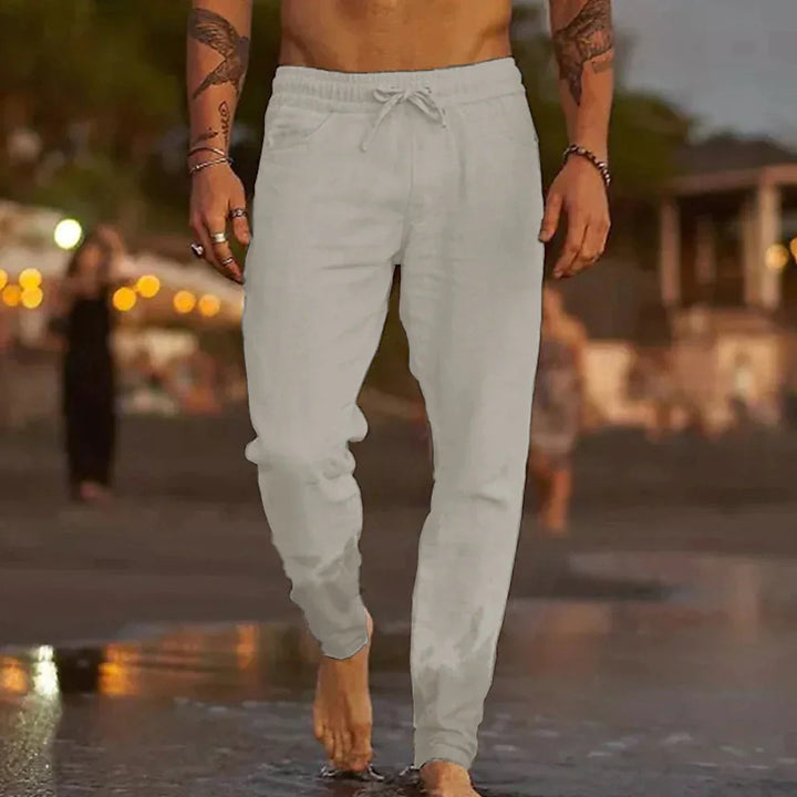 Pantalones de lino para hombre