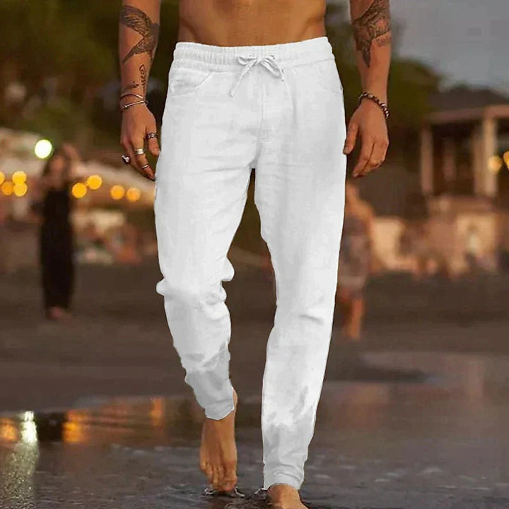 Pantalones de lino para hombre