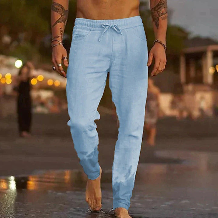 Pantalones de lino para hombre