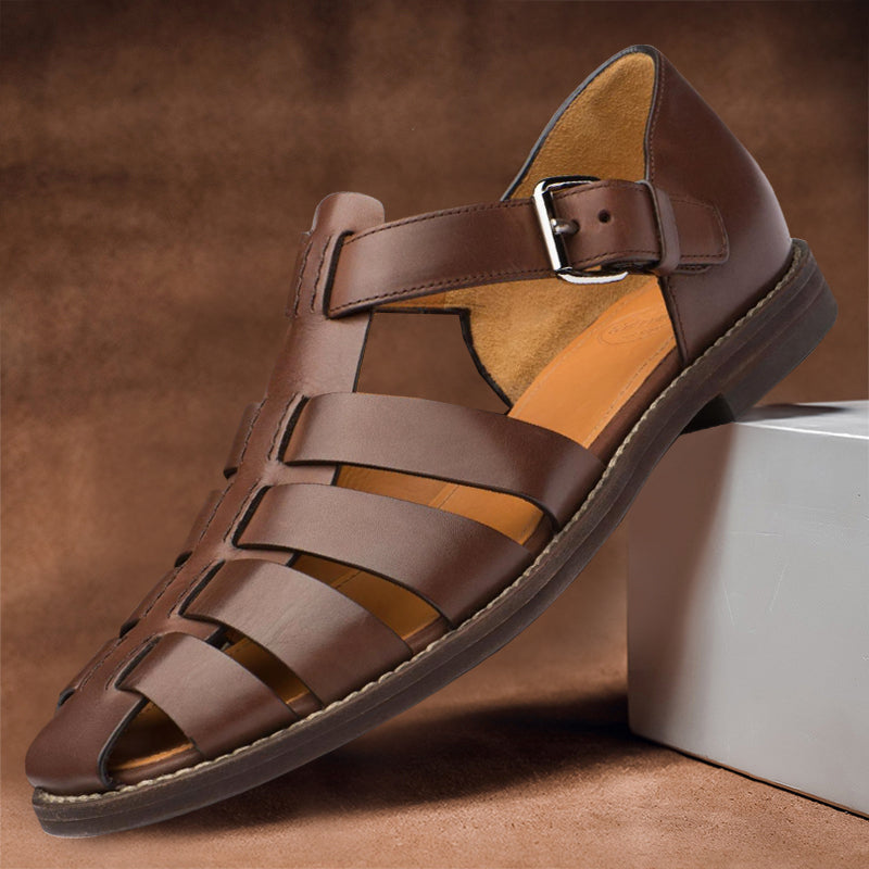 Sandalias de cuero premium para hombre