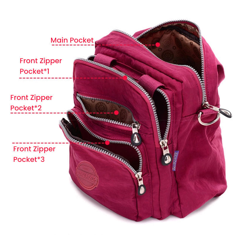 Bolso Crossbody multifunción impermeable