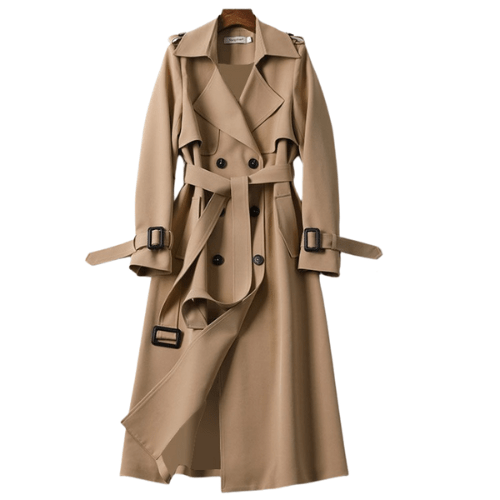Trenca de moda vintage para mujer