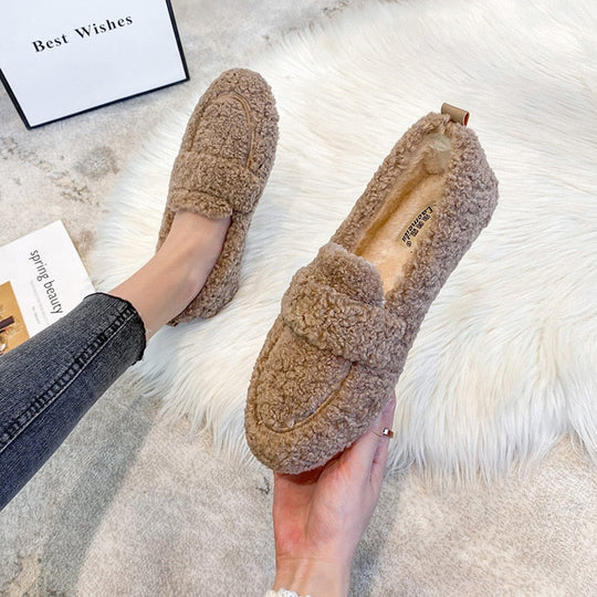 Zapatillas de felpa para mujer
