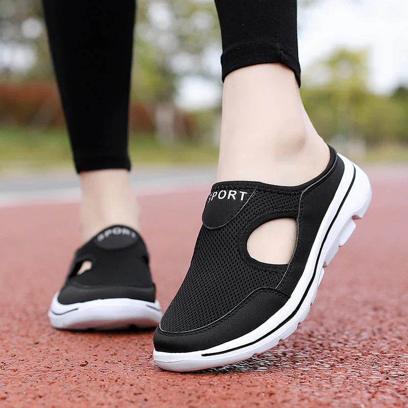 Zapatos ortopédicos casuales sin cordones para mujer