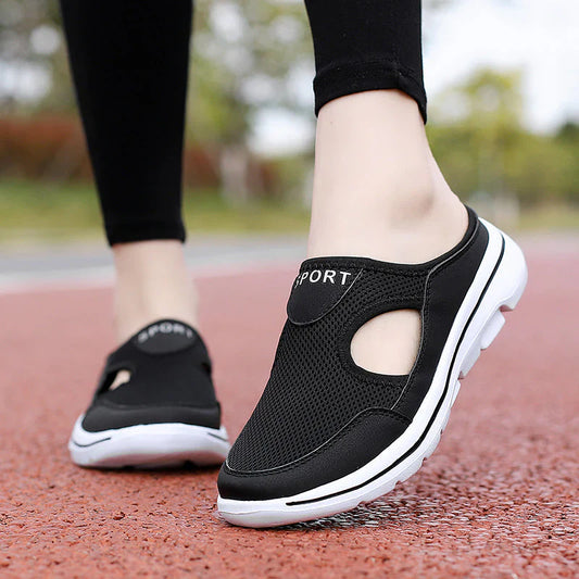 Zapatos ortopédicos casuales sin cordones para mujer