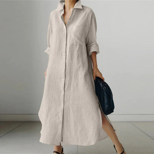 Vestido largo elegante de verano para mujer