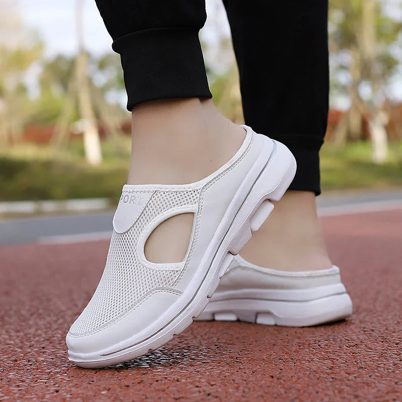 Zapatos ortopédicos casuales sin cordones para mujer