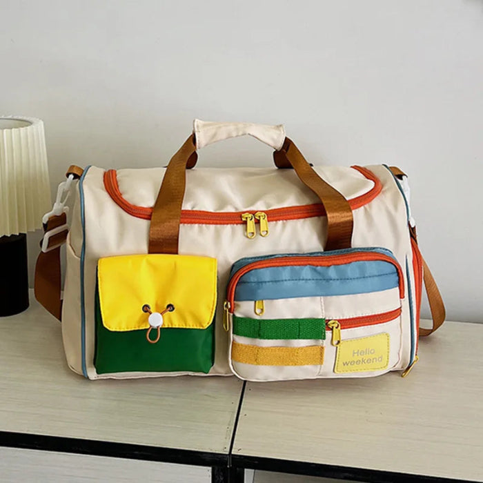 Bolsa de Viaje Impermeable de Gran Capacidad con Compartimento para Calzado