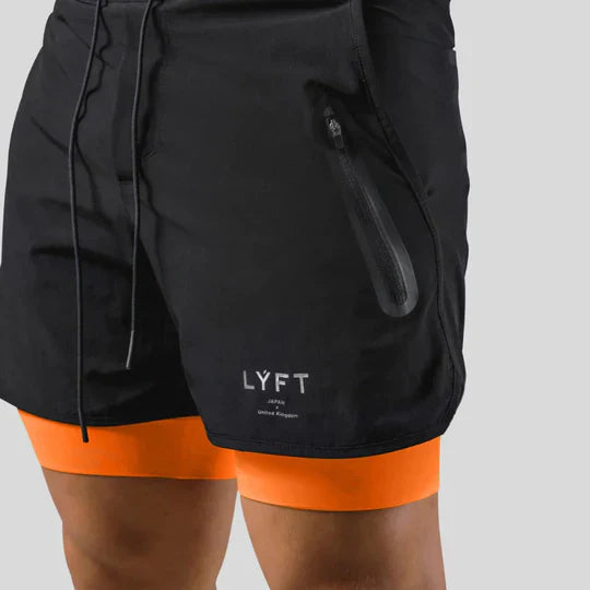 Pantalones deportivos 2 en 1 para hombre