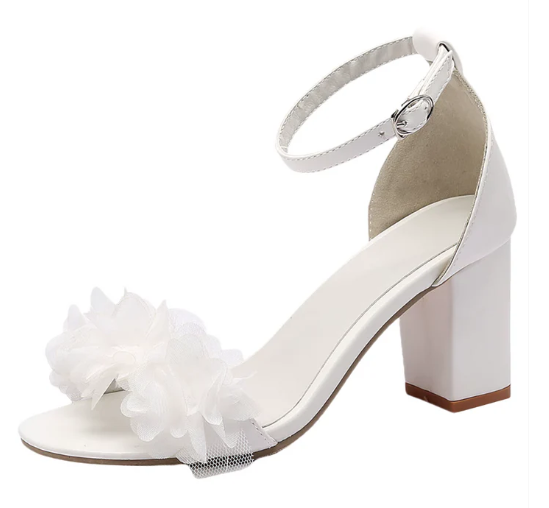 Elegantes Sandalias De Tacón