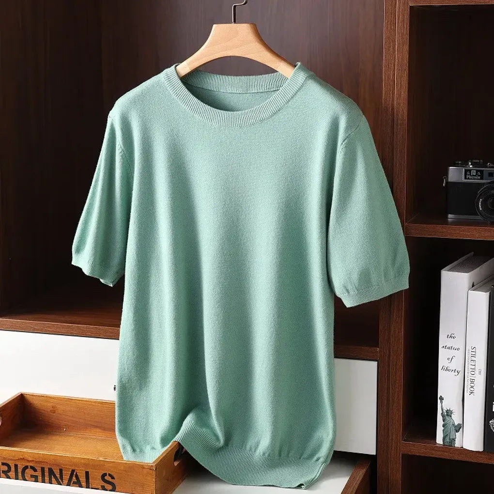 Camiseta de cuello redondo para hombre: básicos de alta gama para el día a día