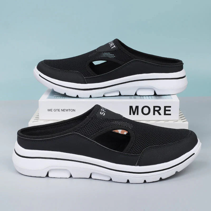 Zapatos ortopédicos casuales sin cordones para mujer