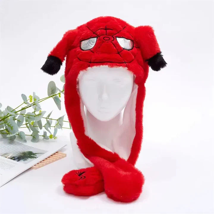 Simpático gorro con orejas móviles para divertirse y abrigarse