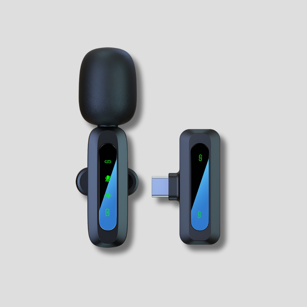 Micrófono inalámbrico con conectividad USB-C