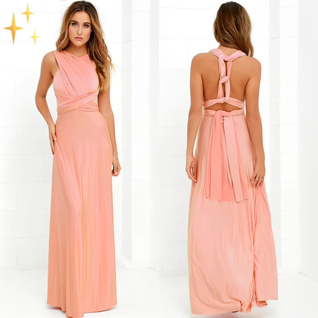 Vestido cruzado para mujer