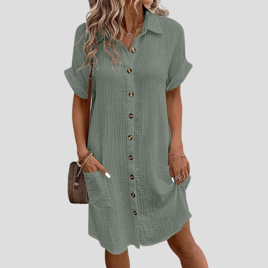 Vestido camisero de mujer