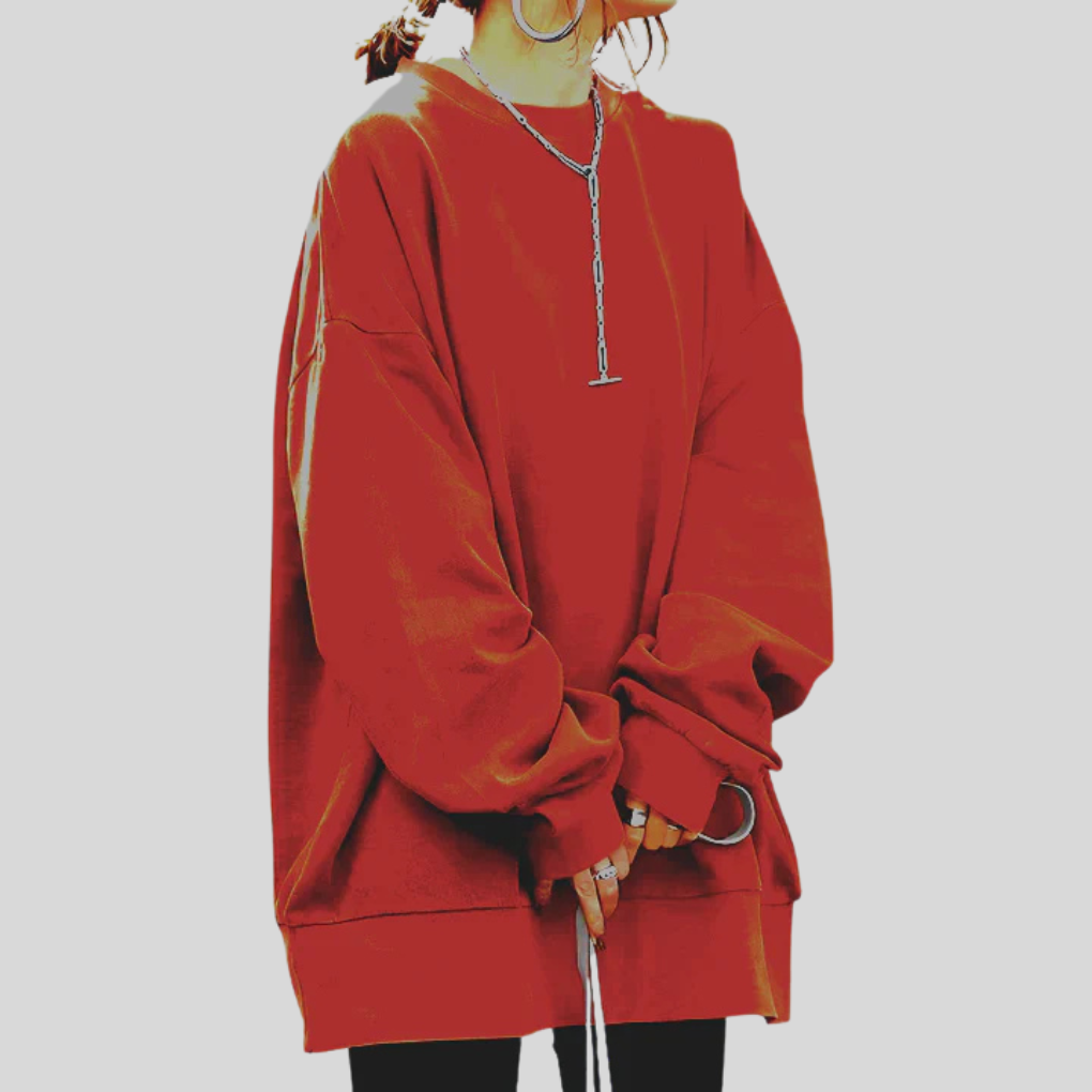 Suéter de gran tamaño para mujer