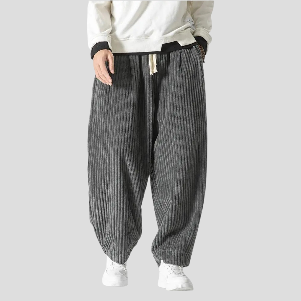 Pantalones rectos holgados para hombre