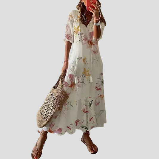Vestido bohemio largo para mujer