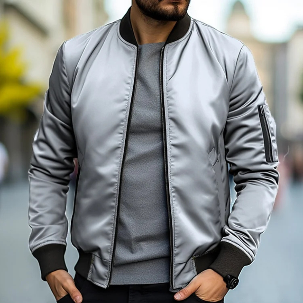 Chaqueta bomber de moda para hombre