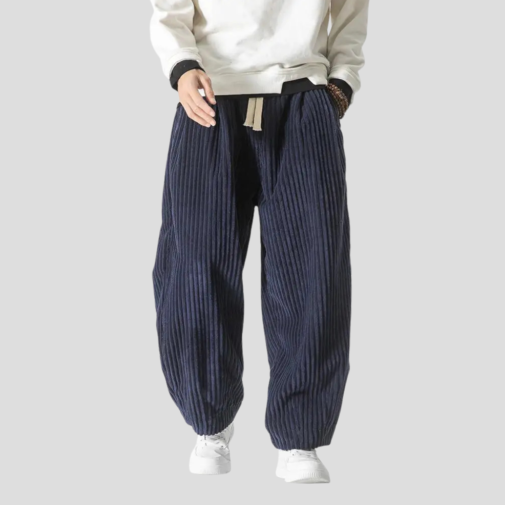 Pantalones rectos holgados para hombre